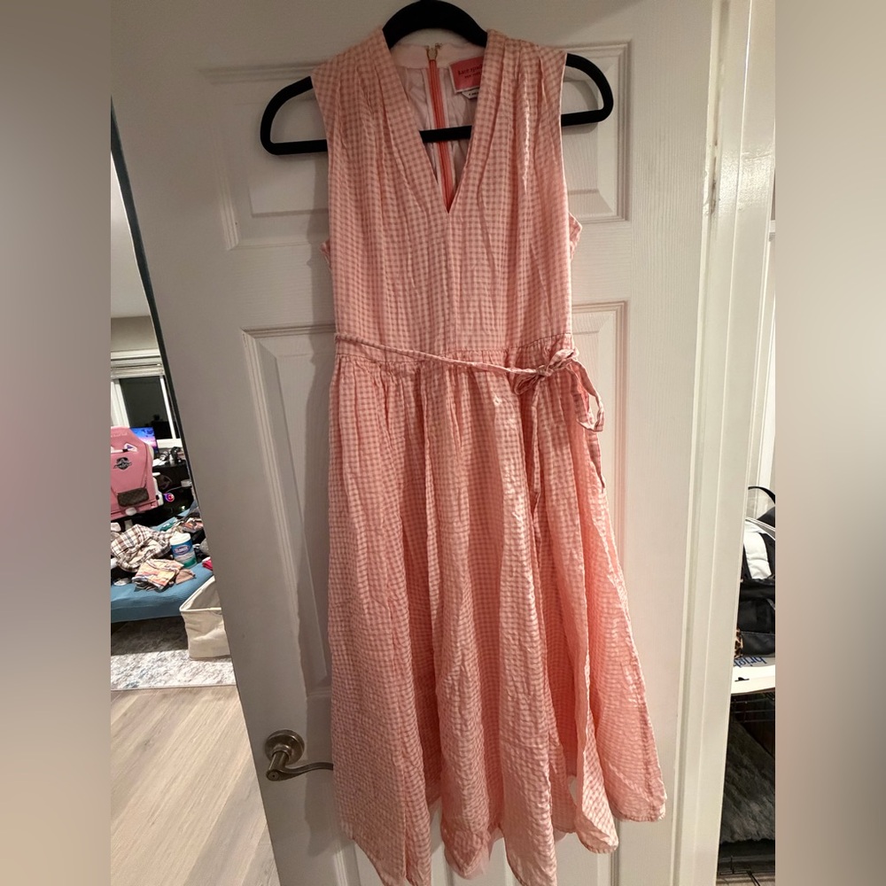Kate Spade Pink Checkered Women’s Dress